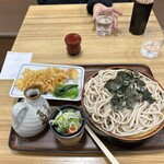 青葉 直利庵 - 天ざる　1280円