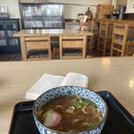 Miwa - 今では珍しい、懐かしいタイプのカタクリのトロミのカレーうどん。めちゃうまです。あったまりました！