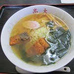 高大割烹 - サバだしラーメン