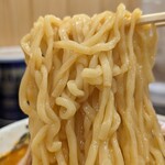 食堂 はせ川 - ツルツル感マックスの中太麺