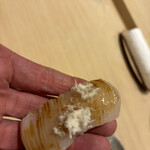 北の華 はやし - 帆立　上に載っているのは帆立パウダー　