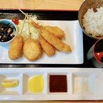 Sousaku Kushiage Tsuda - 串カツランチ（¥1,500）（税込）