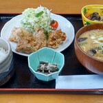 道の駅 錦秋湖 - 納豆汁定食（ご飯は普通盛り）⭐900円