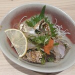 弁慶 - 鯛皮の湯引き