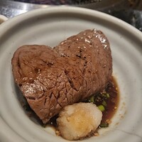 松庵 韓菜房 栄大津通店 - シャトーブリアン焼いたあと