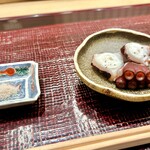 青空 - 佐島の蛸は塩で　蛸はやはり佐島が美味しいと大将