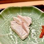 青空 - 九絵湯引きは辛子と美味しいタレで