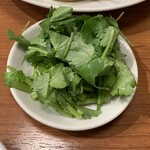 肉野菜炒め ベジ郎 - パクチー