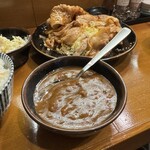 檍食堂 - 限定カレールー¥300は、鰹出汁香る和な趣き
