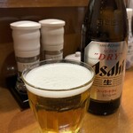 檍食堂 - 瓶ビール¥600