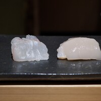 鮨処 やまと - 平目と帆立