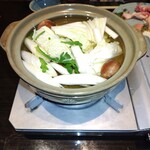 やっちろ - 豚しゃぶしゃぶの前に野菜を