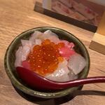 鮨と天ぷら にほんのうみ - あすか女将・大将にぎり◆鮨10貫と天ぷら4種と煮あわびと１品