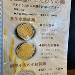 維風堂々 - 【維風堂々こだわりの麺】の説明