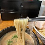 麺や拓 - 麺(濃厚つけめん)