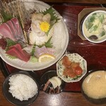 北野水産 - 刺身御膳1,580円