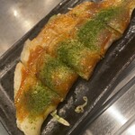 Hiroshima Fuu Okonomiyaki Momijiya - ねぎ巻き 580円　アツアツの感じがいい