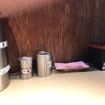 そばの神田東一屋 - コンディメンツ。