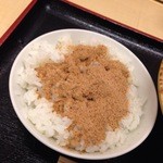 そばよし - ライス小70円に鰹節を思いっきり！