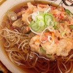 そばよし - かき揚げそば　アップ
