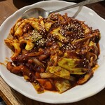 韓国家庭料理 扶餘 - タコ炒め