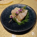 寿司 蒼 - ヒラメのエンガワ