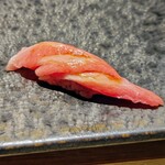 寿司 蒼 - 大間の大トロ(⁠~⁠‾⁠▿⁠‾⁠)⁠~