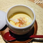 寿司 蒼 - マスカルポーネの茶碗蒸し　ずわい蟹乗せ