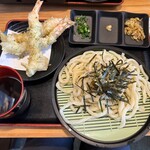 さぬきうどん ○讃 - 【海老天ざるうどん…1,219円】2023/7