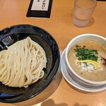 麺堂 稲葉 古河本店 - 鶏白湯つけ麺塩980円