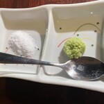 蔵の庄 - わさび、塩で食べると美味しい✨️