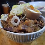 塩そば専門店 桑ばら - リョウさんが適当に作った魯肉飯とかけそばの定食