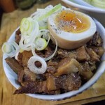 塩そば専門店 桑ばら - リョウさんが適当に作った魯肉飯とかけそばの定食