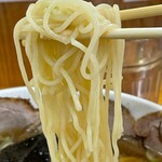 川越大勝軒 - チャーシューワンタン麺（麺）