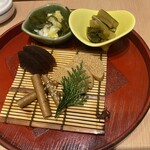 本格板前居酒屋 お魚総本家 - 漬物盛り合わせ