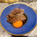 肉の匠 将泰庵 - 将泰庵 特別コース(13品)  10890円
      ［銚焼］サーロインのすき焼き（生卵付）