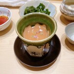 鮨結う紬 - 梅餡茶碗蒸し
