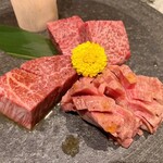 肉の匠 将泰庵 - 将泰庵 特別コース(13品)  10890円
      ［焼肉］幻の花咲タン塩
      ［焼肉］史上最高のロース
      ［焼肉］シャトーブリアン