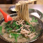 大阪うどん いなの路 - 肉そば(900円)
肉追加(+300円)
ネギ大盛り(+100円)