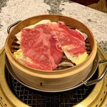 肉の匠 将泰庵 - 将泰庵 特別コース(13品)  10890円
      ［蒸物］和牛のせいろ蒸し