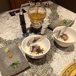 肉の匠 将泰庵 - 将泰庵 特別コース(13品)  10890円
      ［食事］肉茶漬け