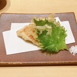 鮨結う紬 - 煮穴子の天ぷら
