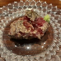 ごだん 宮ざわ - まぐろと椎茸のハンバーグ