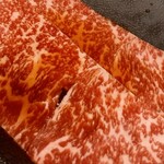 焼肉 喰心 - サーロインしゃぶ