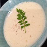 焼肉 喰心 - 卵のエスプーマ