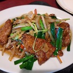 中華食房 石狩 - ニラレバ炒めと……
