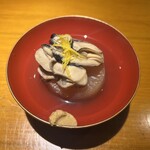 Hinohi - 付け出し　牡蠣と千台大根