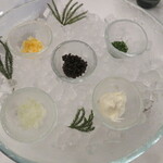 ザ・フジヤ - キャビアと薬味