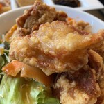Shizuoka Gyouza Torikaraage Kyabetsu - 静岡餃子と鶏の唐揚げ定食