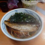 加賀 - にしんそば、670円。